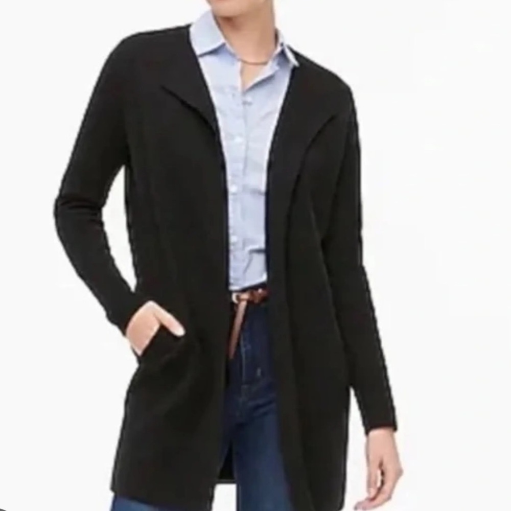J. Crew Women's Black Cardigan Sweater